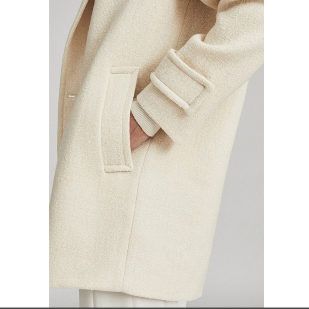 1 Left! NWT REISS | Skye Wool Blend Coat - Picture 8 of 12